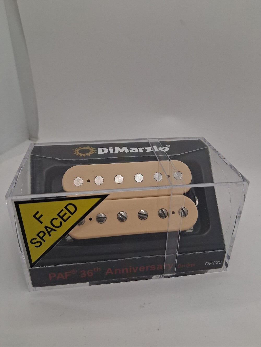 DiMarzio PAF Joe DP213 Humbucker Pickup, classic zebra (black and cream/MSRP$119